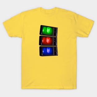 90's CRT Television Collage T-Shirt